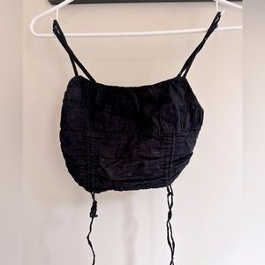 Black bralette top from Urban outfitters